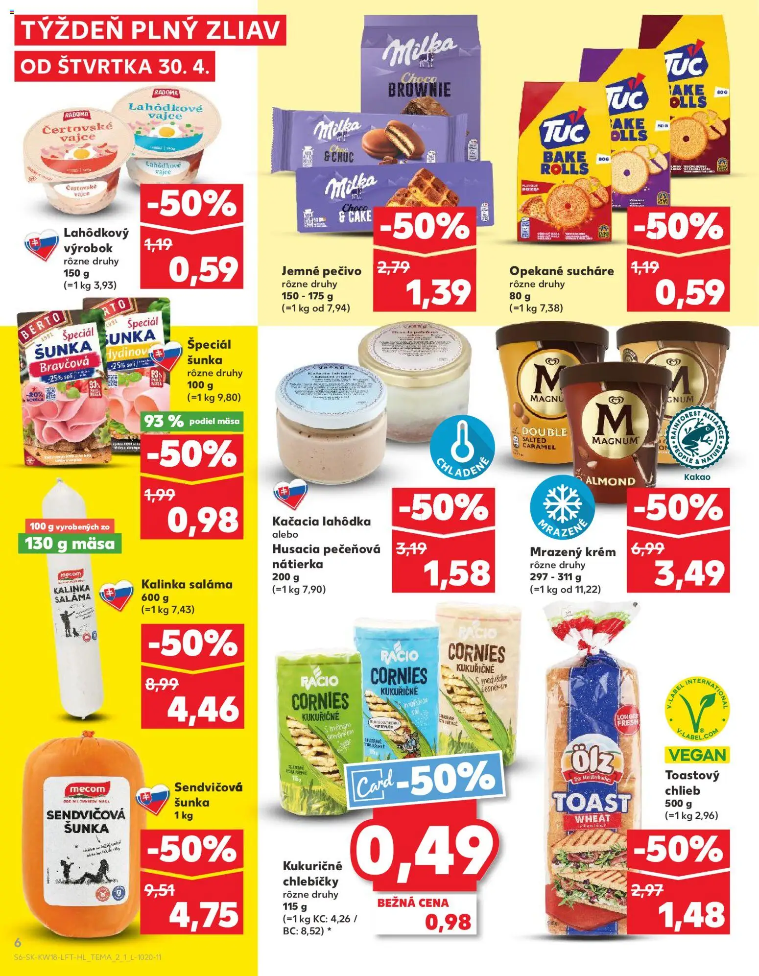 Nové Kaufland akcie – leták je platný od 30.04.2026 | Strana: 6