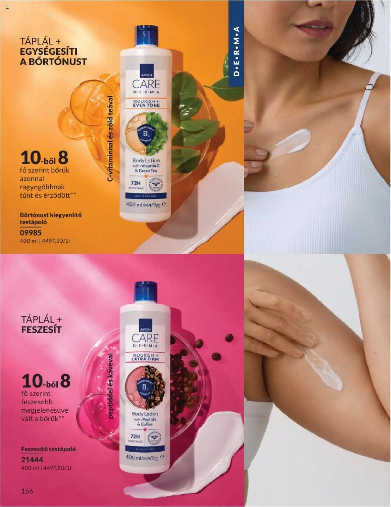 Avon akciós ujság - amely érvényes a következő dátumtól: 01.06.2025 | Oldal: 166 | Termékek: Body, Vitamin c, Testápoló, Tea