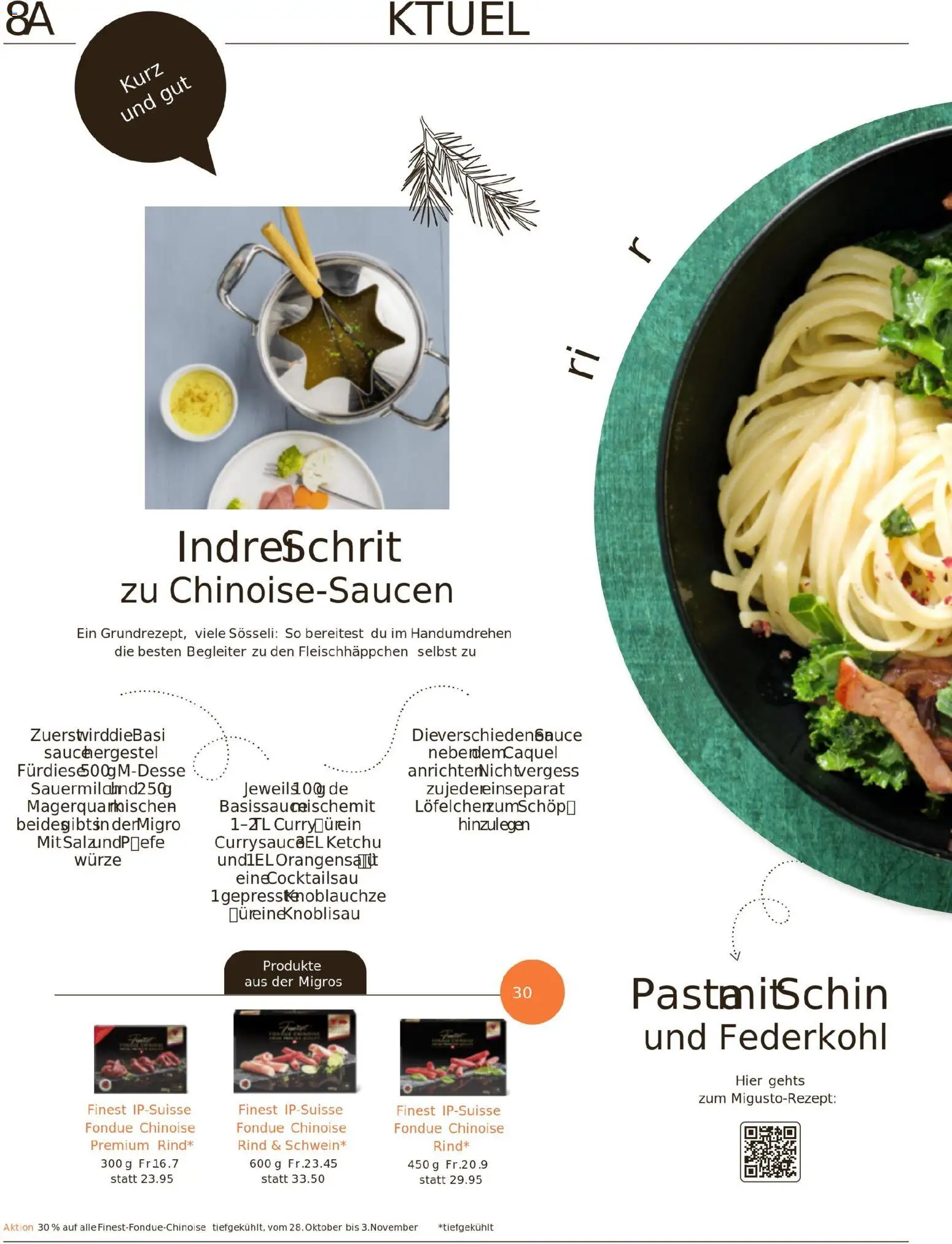Migros Migros-Magazin-44-2025-d-AA – gültig ab 27.10.2025 | Seite: 8 | Produkte: Fondue