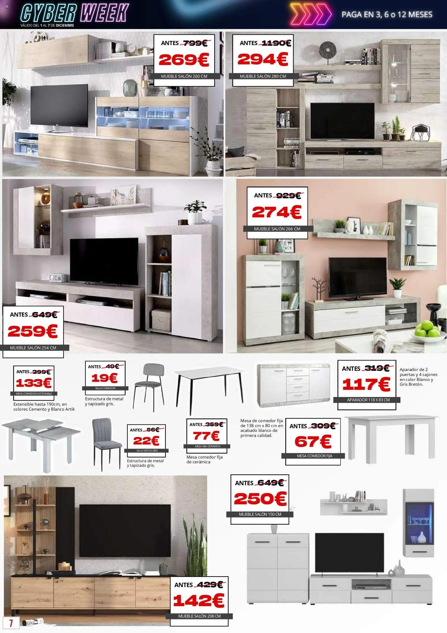 Atrapa Muebles - Cyber Week │ válido desde el 01.12.2025 | Página: 7
