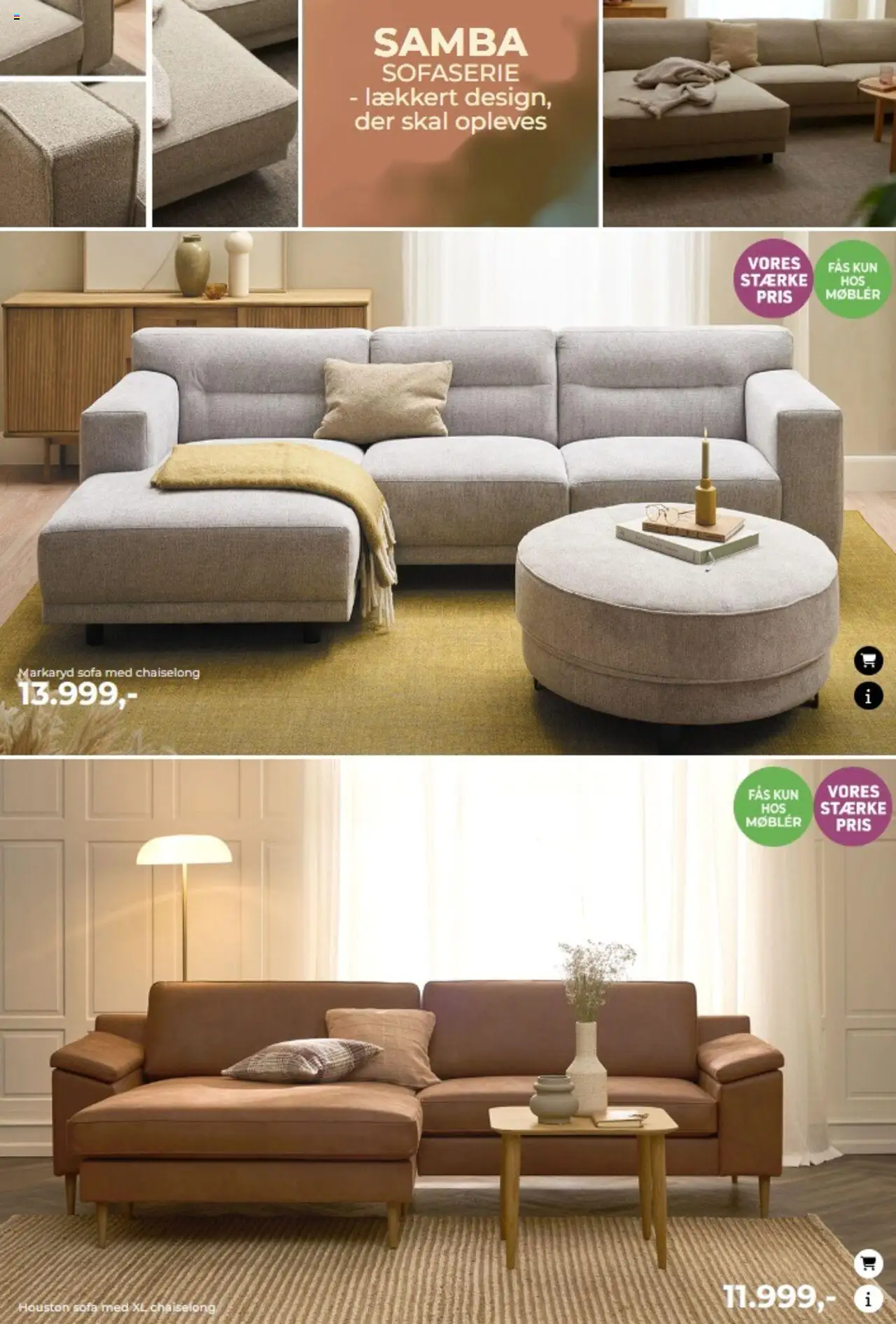 Møblér Tilbudsavis gyldig fra 28.08.2025 | Side: 2 | Produkter: Sofa