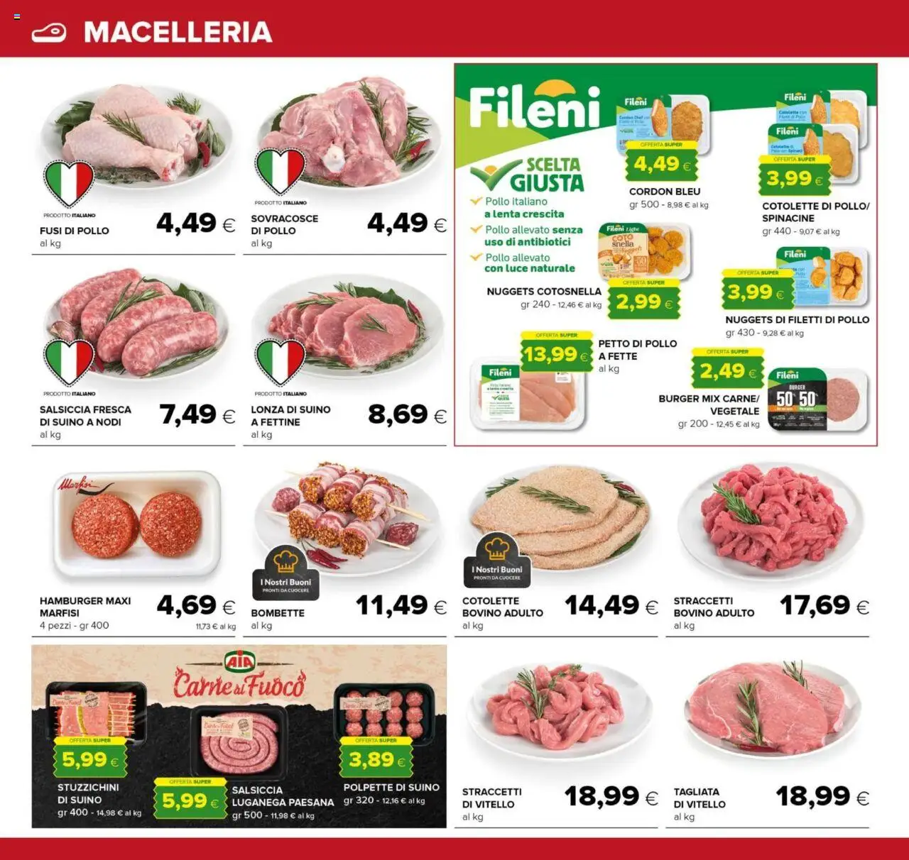 Volantino Tigre del 13.09.2025 | Pagina: 6 | Prodotti: Suino, Salsiccia, Hamburger, Polpette