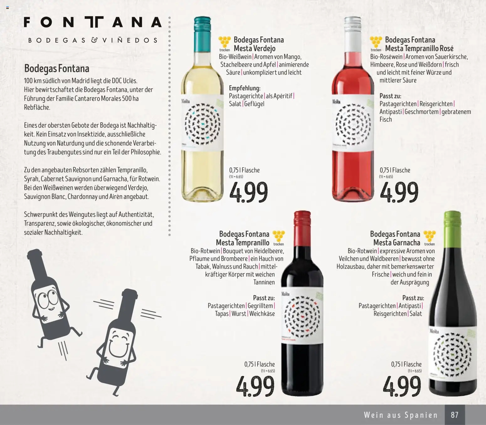 Edeka Struve Wein– und Spirituosen – gültig ab 14.11.2025 | Seite: 87 | Produkte: Äpfel, Fisch, Wein, Salat