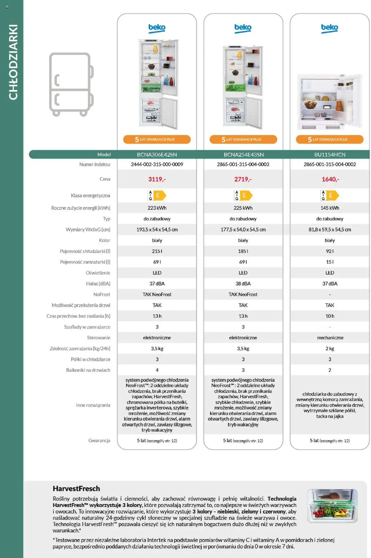 Salony Agata Gazetka - Beko AGD od 01.09.2025 | Strona: 10 | Produkty: Półka, Rosliny, Jajka, Warzywa