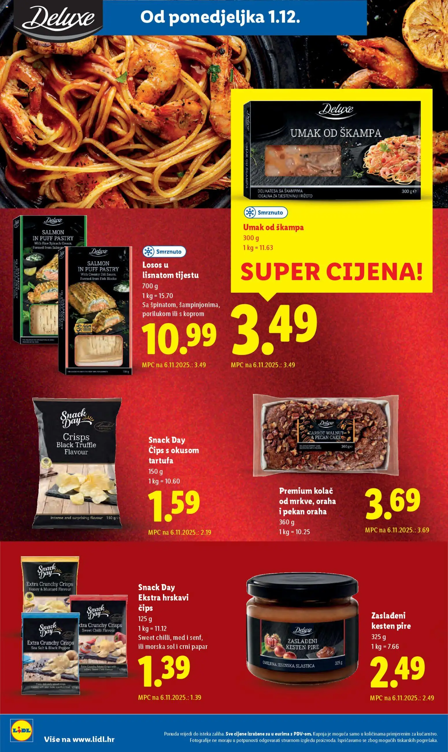 Lidl katalog | vrijedi od 01.12.2025 | Stranica: 30 | Proizvodi: Rižoto, Čips, Papar, Losos