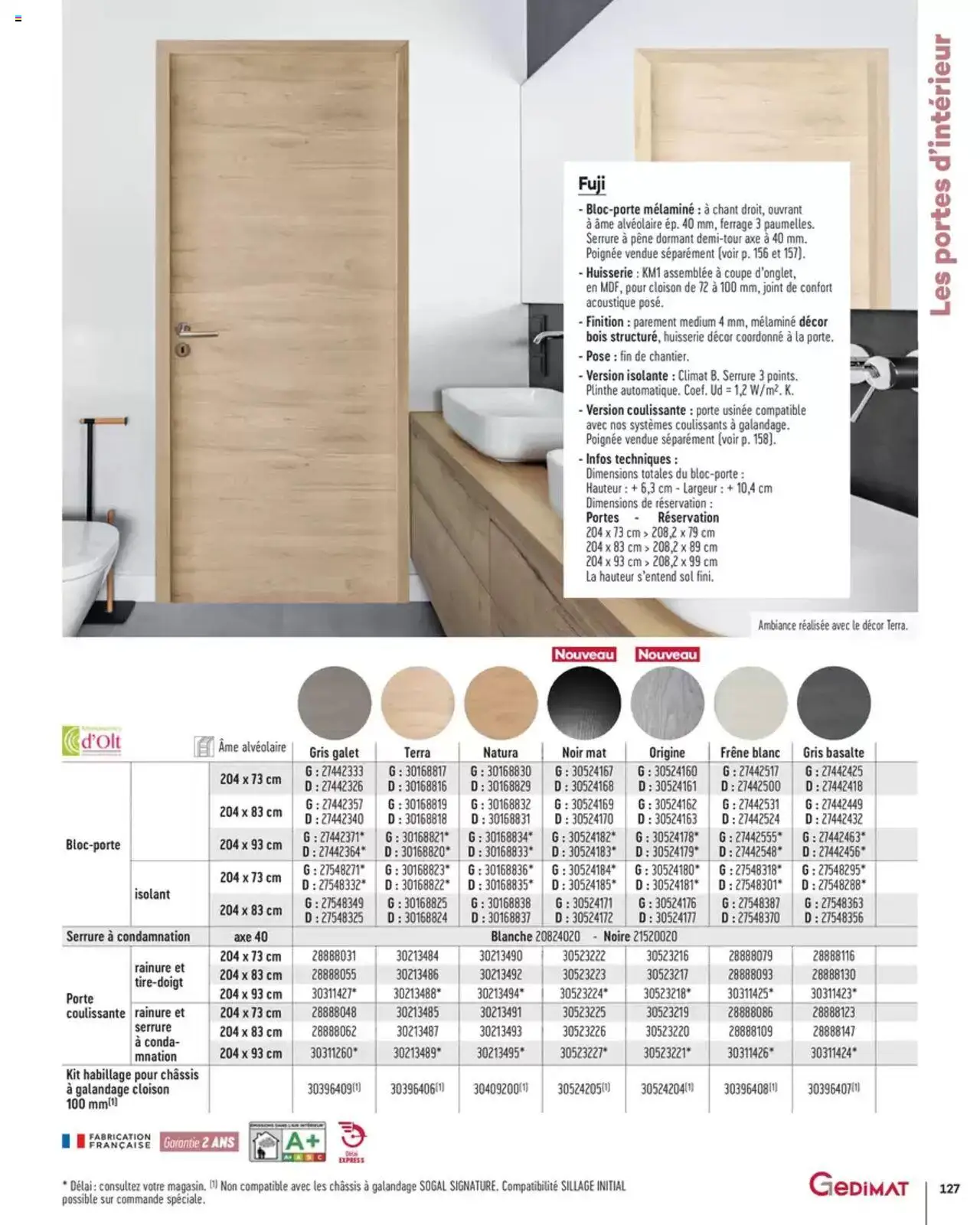  | Page: 127 | Produits: Plinthe, Porte, Portes