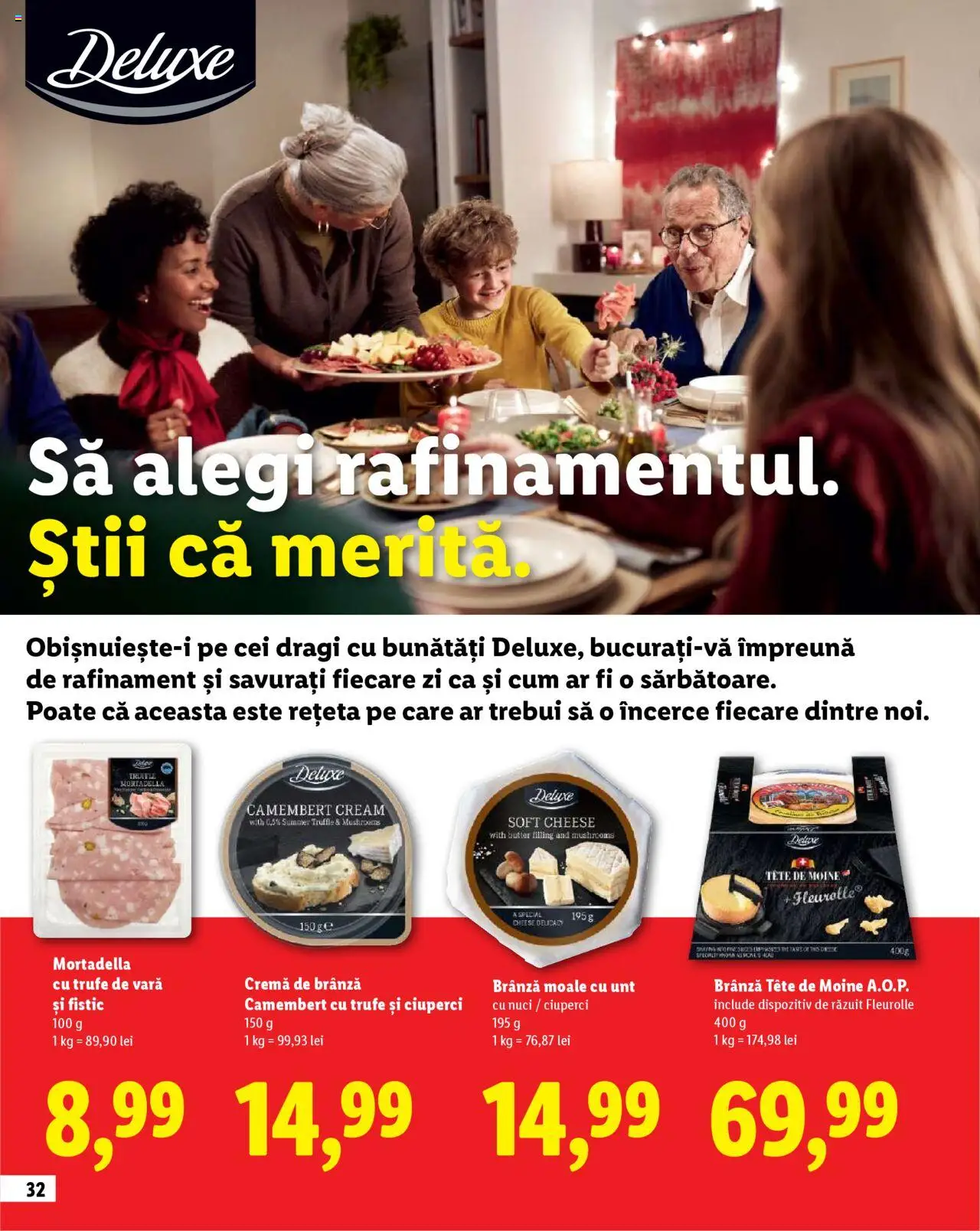 Noul catalog Lidl – valabil de la 23.10.2025 | Pagină: 32 | Produse: Ciuperci, Unt, Cremă, Fistic