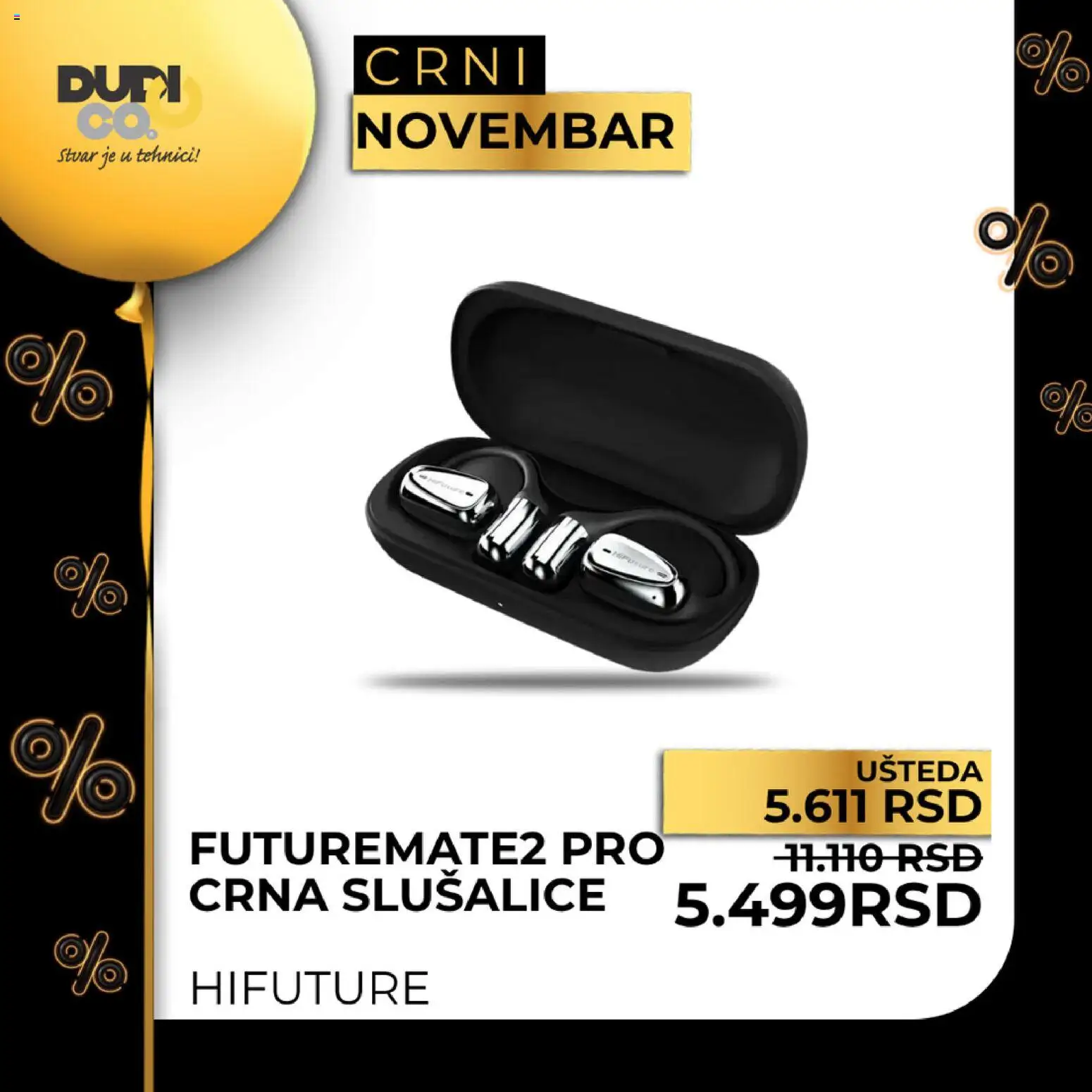 Dudi co. katalog - važi od 10.11.2025 | Strana: 7 | Proizvode: Slušalice