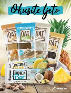 PROTEIN Bar FRESH LEMON, Summer special edition protein bar with fresh lemon flavour, gluten free, source of fibre & vitamins. - Pregled kataloga iz trgovine Bipa, vrijedi od 01.09.2025 | Stranica: 117