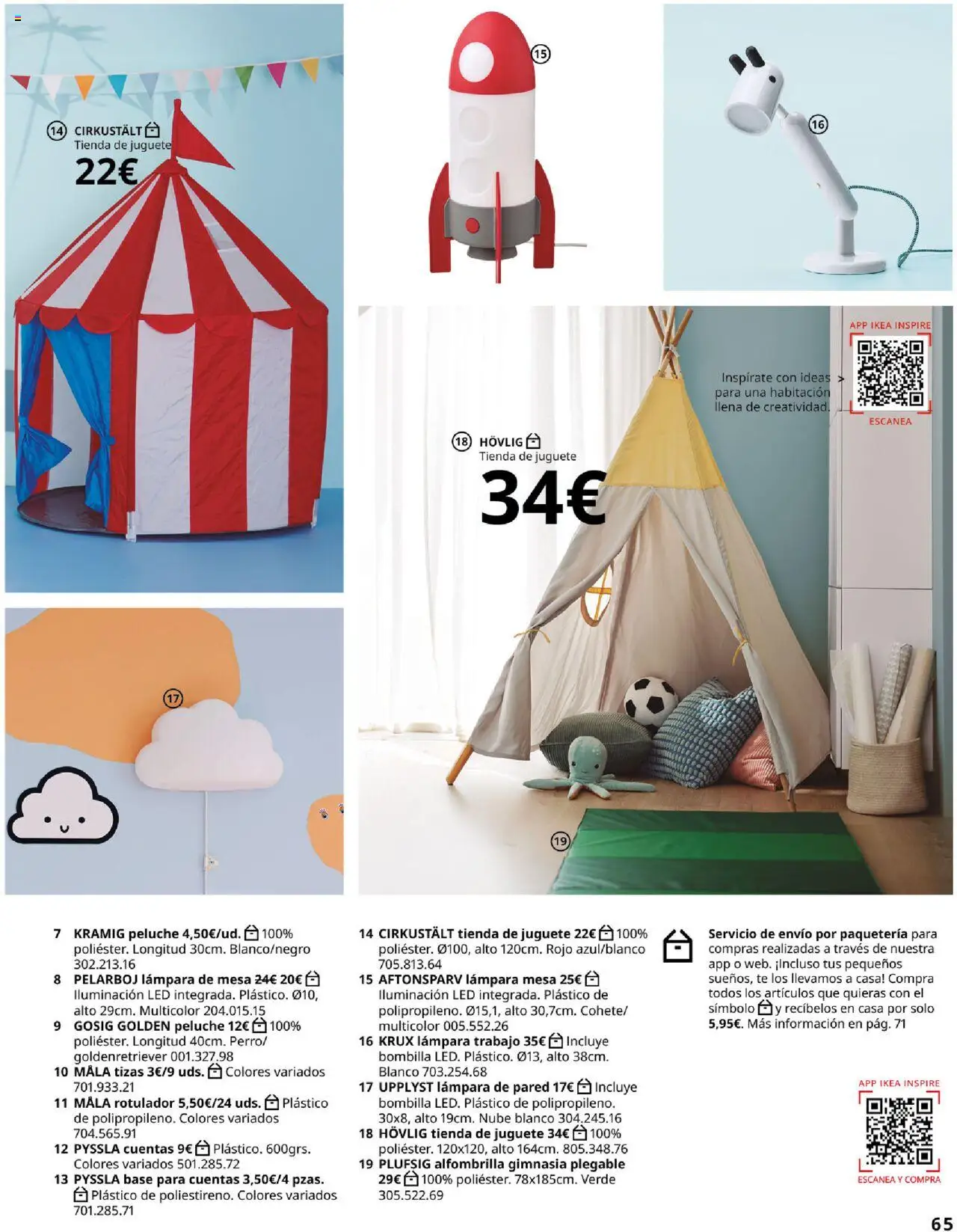 Catálogo IKEA Accesorios y decoración │ válido desde el 25.09.2025 | Página: 65 | Productos: Té, Bombilla, Galette de chaise, Mesa