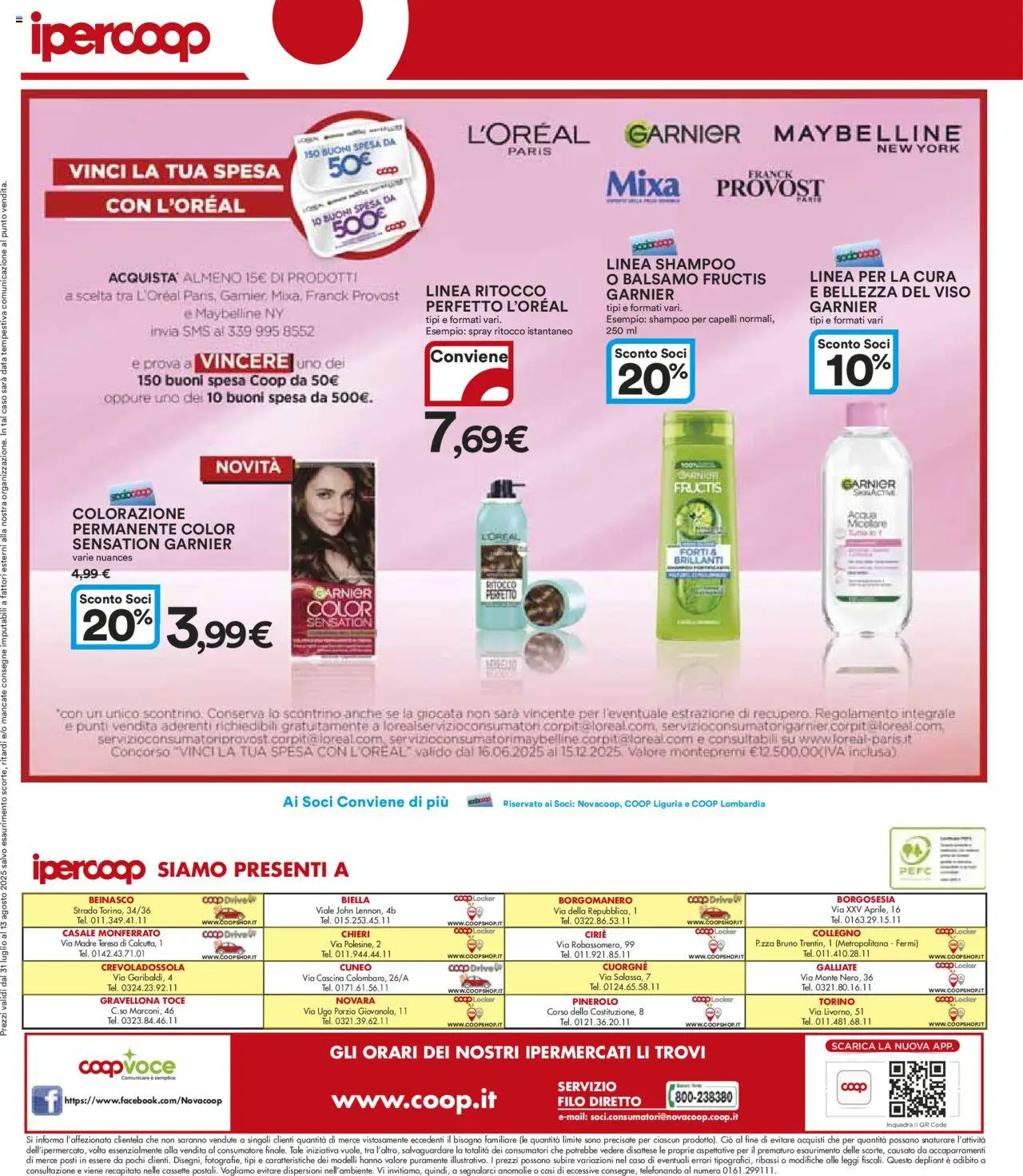 Volantino Ipercoop del 31.07.2025 | Pagina: 34 | Prodotti: Shampoo, Balsamo, Data