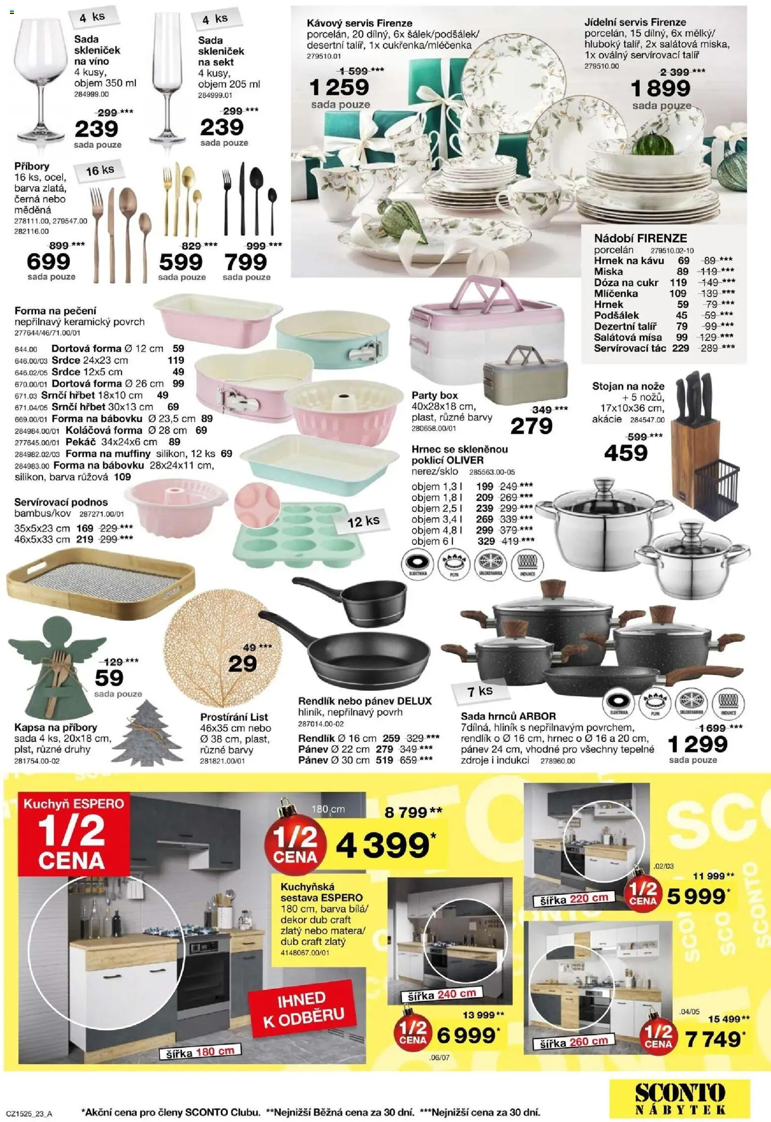 Sconto nábytek leták od 26.11.2025 | Strana: 23 | Produkty: Pánev, Pekáč, Cukr, Barvy