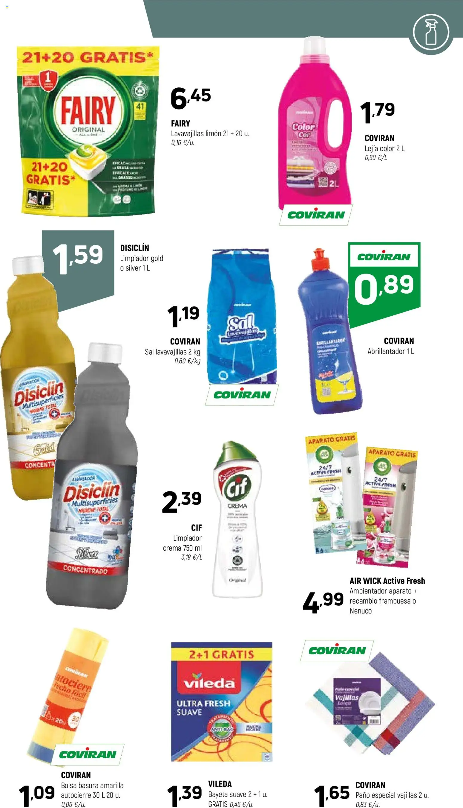 Coviran - Ceuta │ válido desde el 04.11.2025 | Página: 23 | Productos: Crema, Bolsa, Lavavajillas