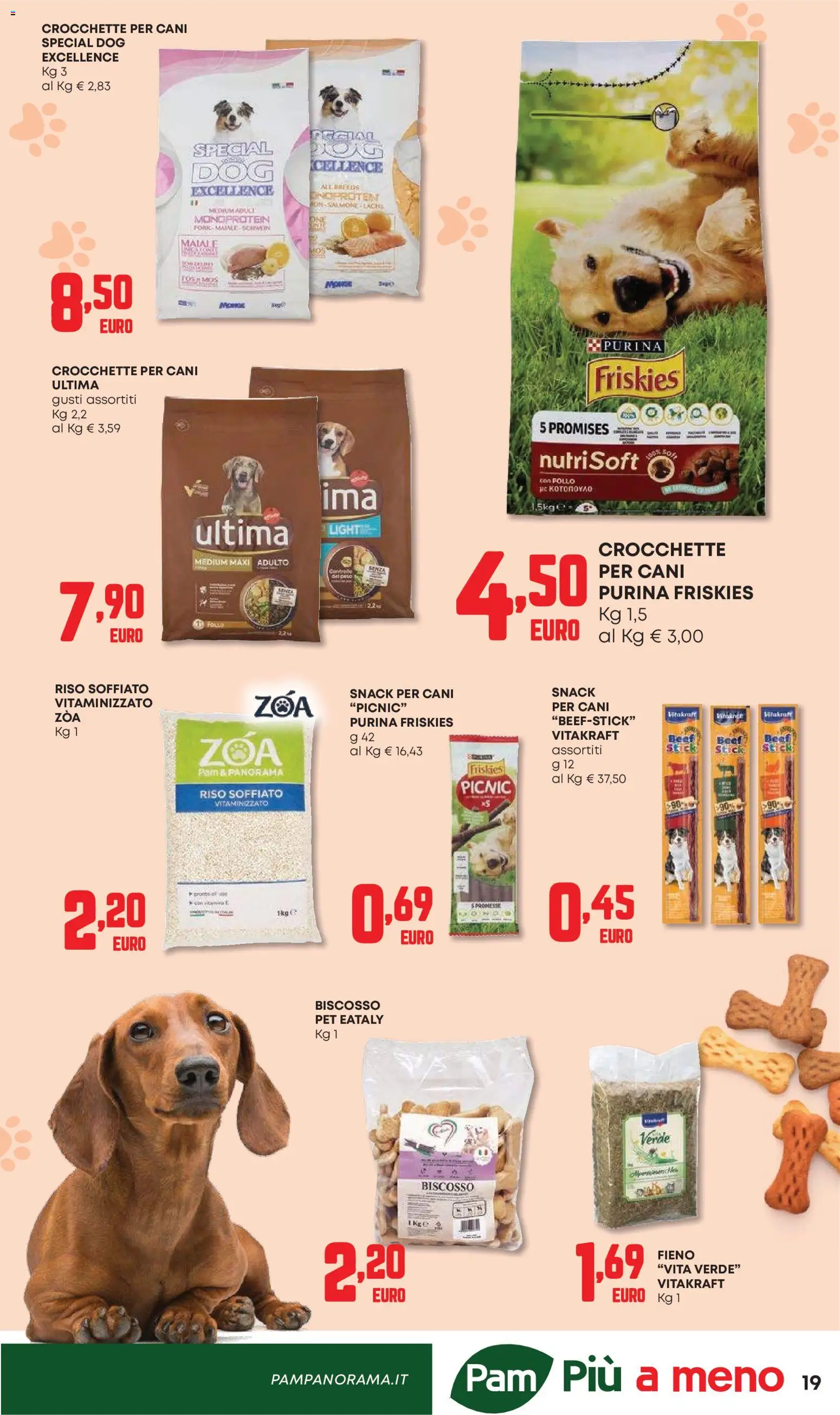 Volantino Panorama del 26.02.2026 | Pagina: 19 | Prodotti: Pollo, Maiale, Riso, Crocchette