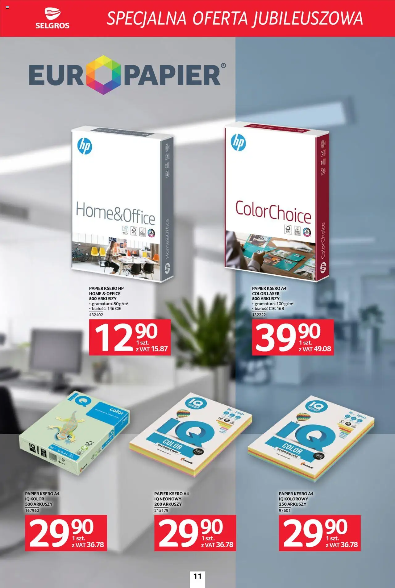 Selgros cash&carry Gazetka - Specjalna oferta jubileuszowa od 23.10.2025 | Strona: 9 | Produkty: Papier ksero
