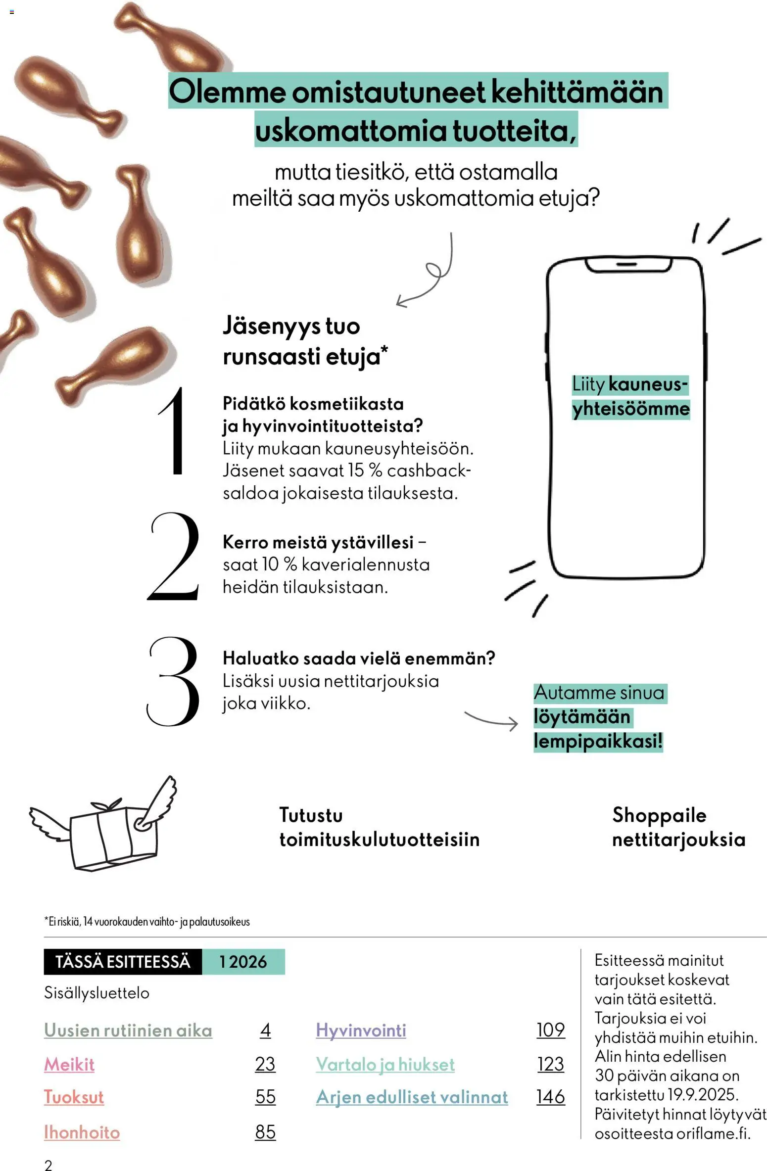Oriflame - Esite 01 – voimassa 31.12.2025 alkaen | Sivu: 2 | Tuotteet: Voi