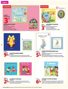 Auchan - Prévisualisation de Auchan - Fêtons paques valide à partir de 24.03.2026 | Page: 12 | Produits: Autocollants, Miel, Panier, Livre
