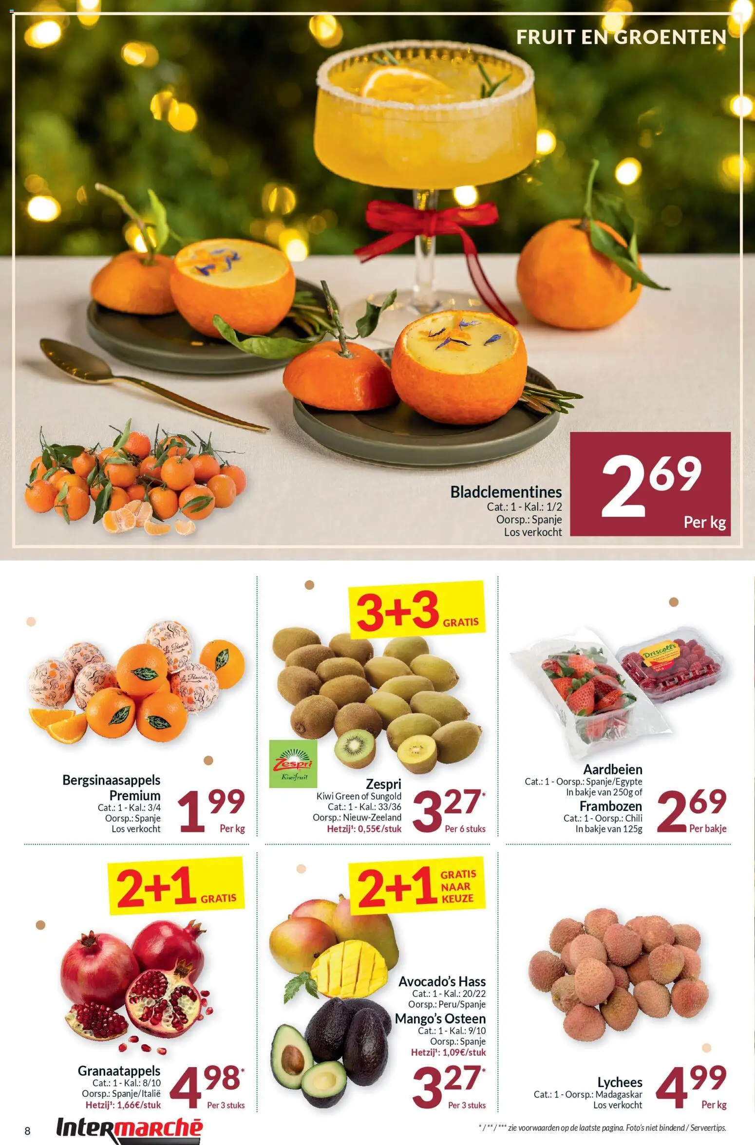 {H1} | Pagina: 8 | Producten: Kiwi, Fruit, Groenten, Frambozen