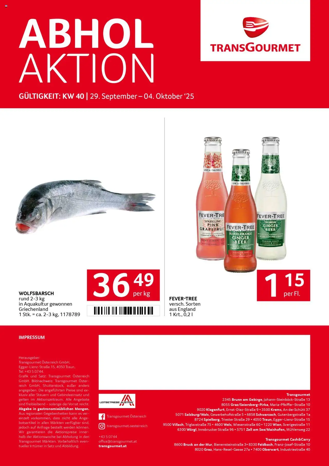 Transgourmet Flugblatt gültig ab 28.09.2025 | Seite: 27 | Produkte: Grapefruit