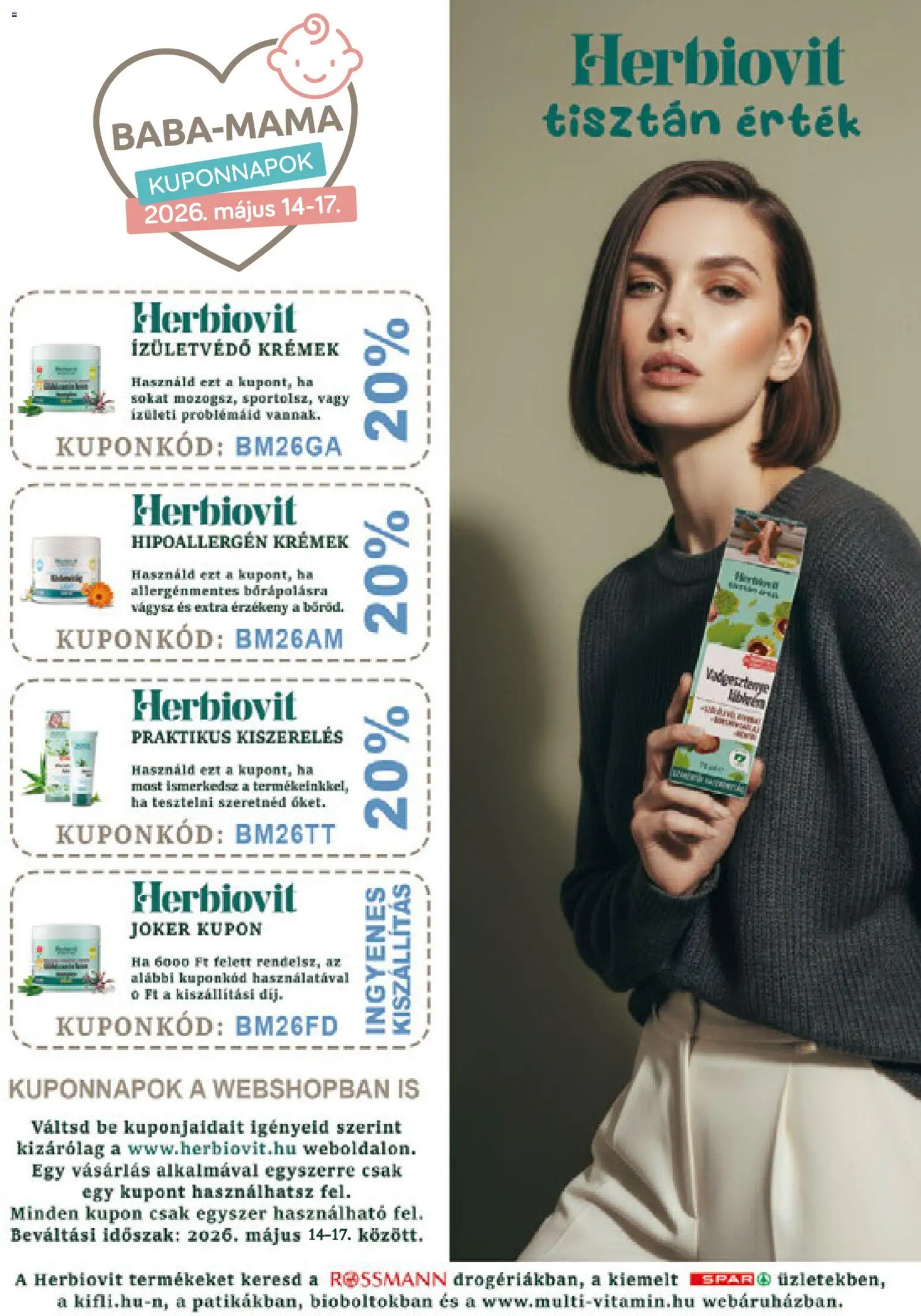 Rossmann akciós ujság - amely érvényes a következő dátumtól: 11.05.2026 | Oldal: 47