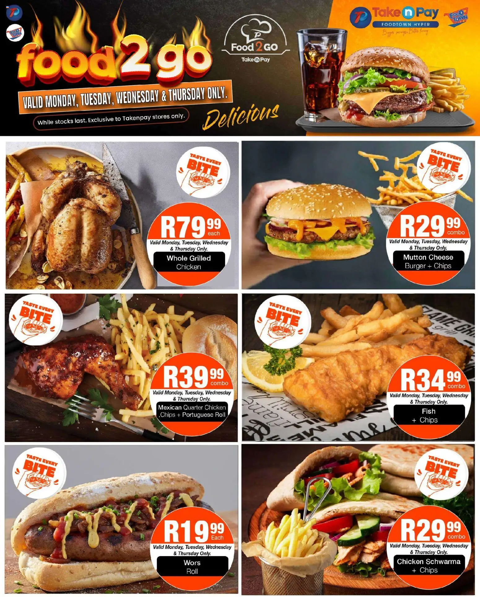 New Take n Pay catalogue – valid from 17.11.2025 | Page: 15 | Products: Cheese, Chicken, Fish, Chips
