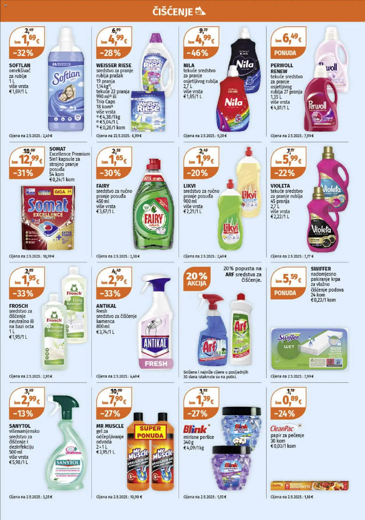 Müller katalog | vrijedi od 27.10.2025 | Stranica: 9 | Proizvodi: Omekšivač, Nila, Violeta, Perwoll