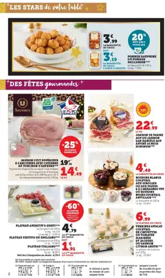 Super U - Prévisualisation de Super U - Les prix bas de Noël valide à partir de 17.12.2025 | Page: 2 | Produits: Viande de porc, Torchon, Jambon, Tomates