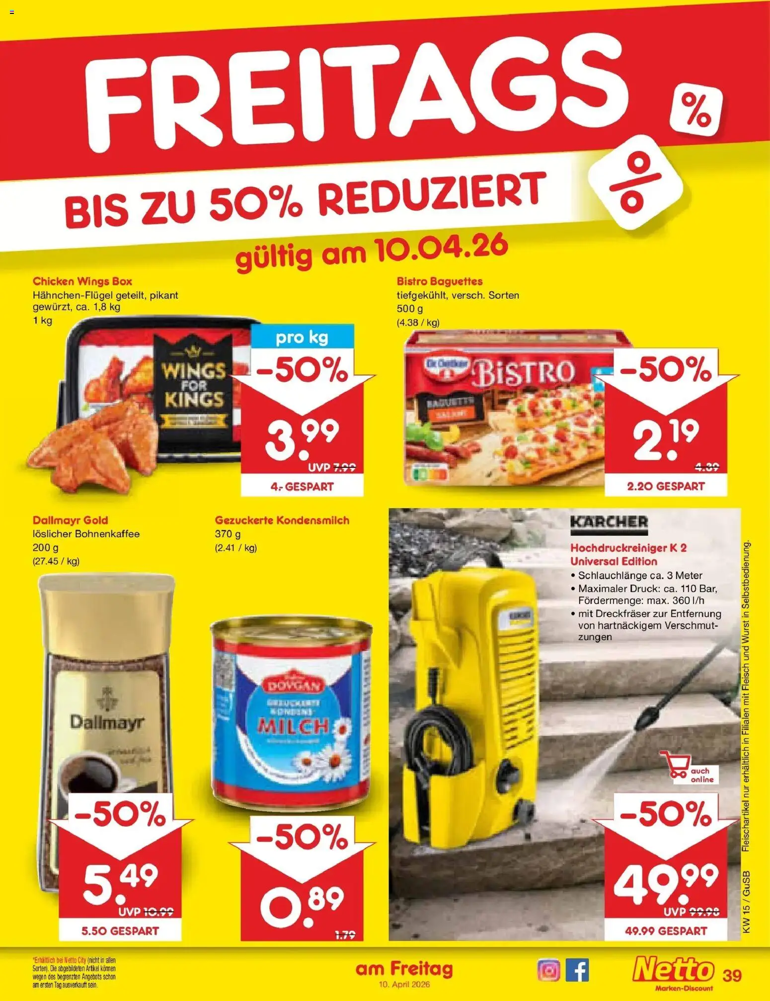 Netto Marken-Discount Prospekt Machern	 – gültig ab 05.04.2026 | Seite: 57 | Produkte: Box, Dallmayr, Wurst, Fleisch