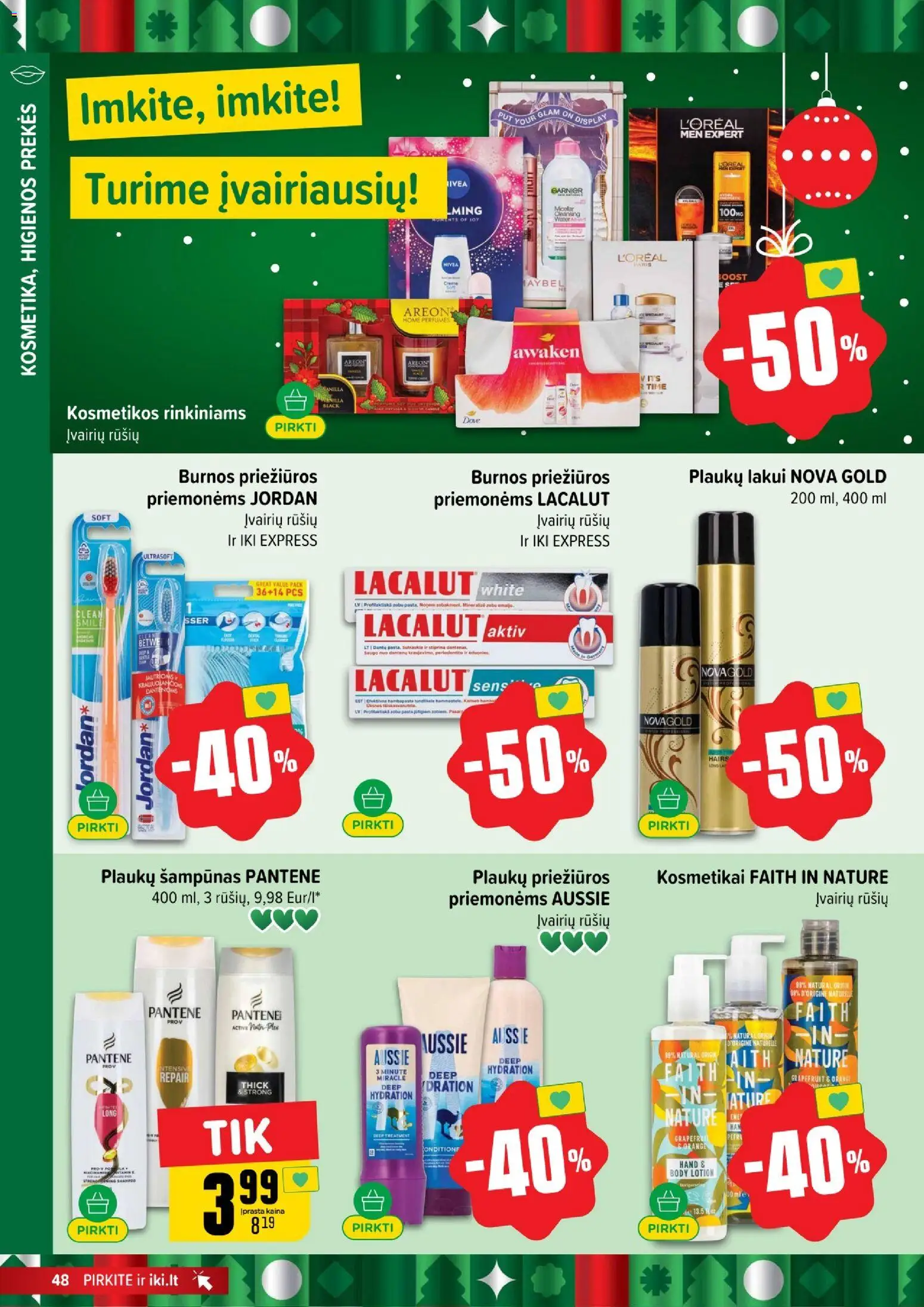 IKI akcijos nuo 22.12.2025 | Puslapis: 48 | Prekių: Šampūnas