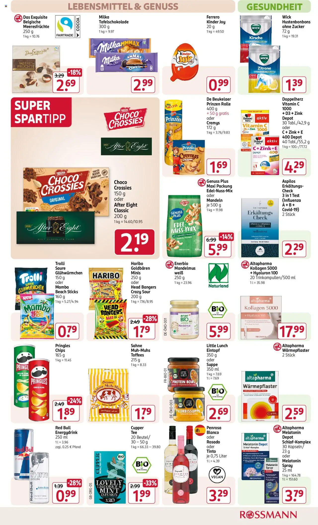 Rossmann Prospekt 	 – gültig ab 20.10.2025 | Seite: 11 | Produkte: Energy, Kinder joy, Zucker, Sahne