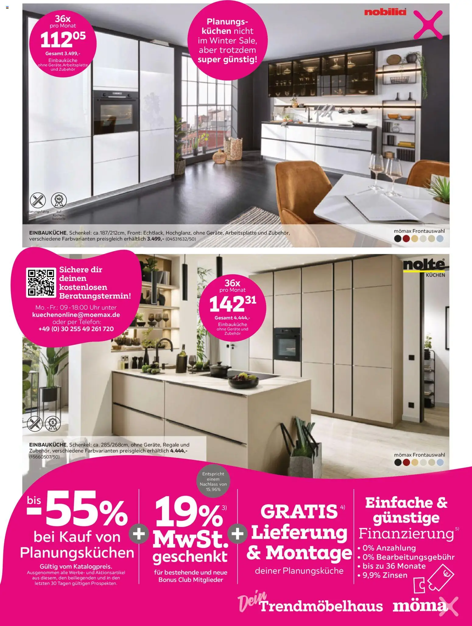 Mömax Prospekt 	 – gültig ab 20.12.2025 | Seite: 5 | Produkte: Einbauküche, Kuchen, Telefon, Uhr