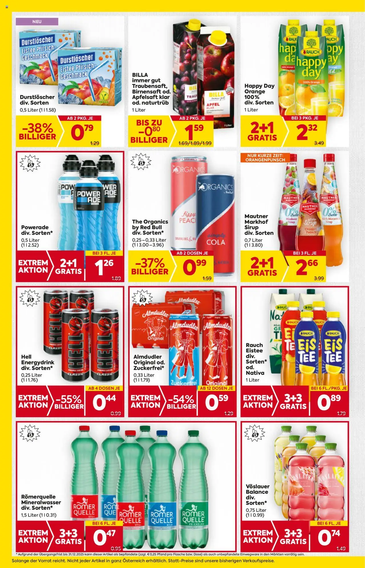 Billa Flugblatt - Tirol gültig ab 16.10.2025 | Seite: 22 | Produkte: Eis, Planche de surf, Äpfel, Tee