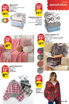 Pré-visualização COBERTOR NAOMI VZT, Em microseda com borreguito 240x220cm, Várias cores e decorações válido de 11.11.2025 | Página: 39 | Produtos: Algodão, Cobertor, Camisola