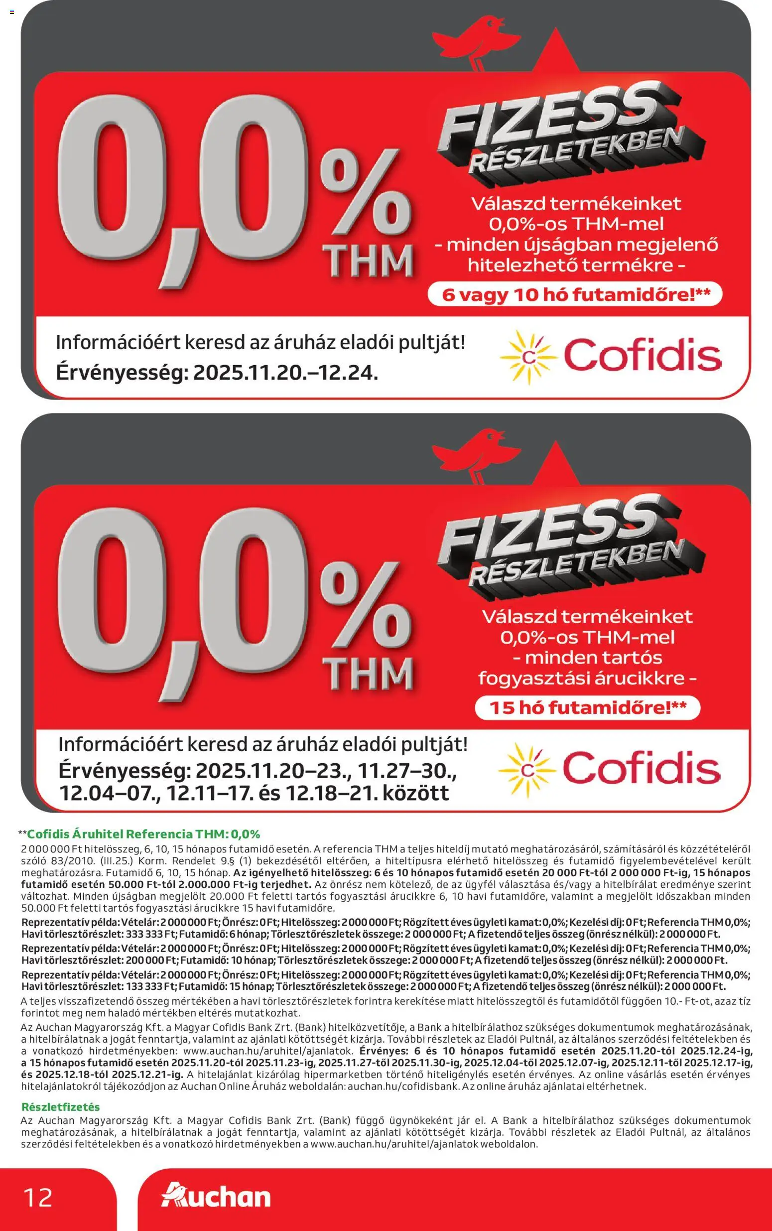 Auchan akciós ujság - amely érvényes a következő dátumtól: 20.11.2025 | Oldal: 12 | Termékek: Szőlő