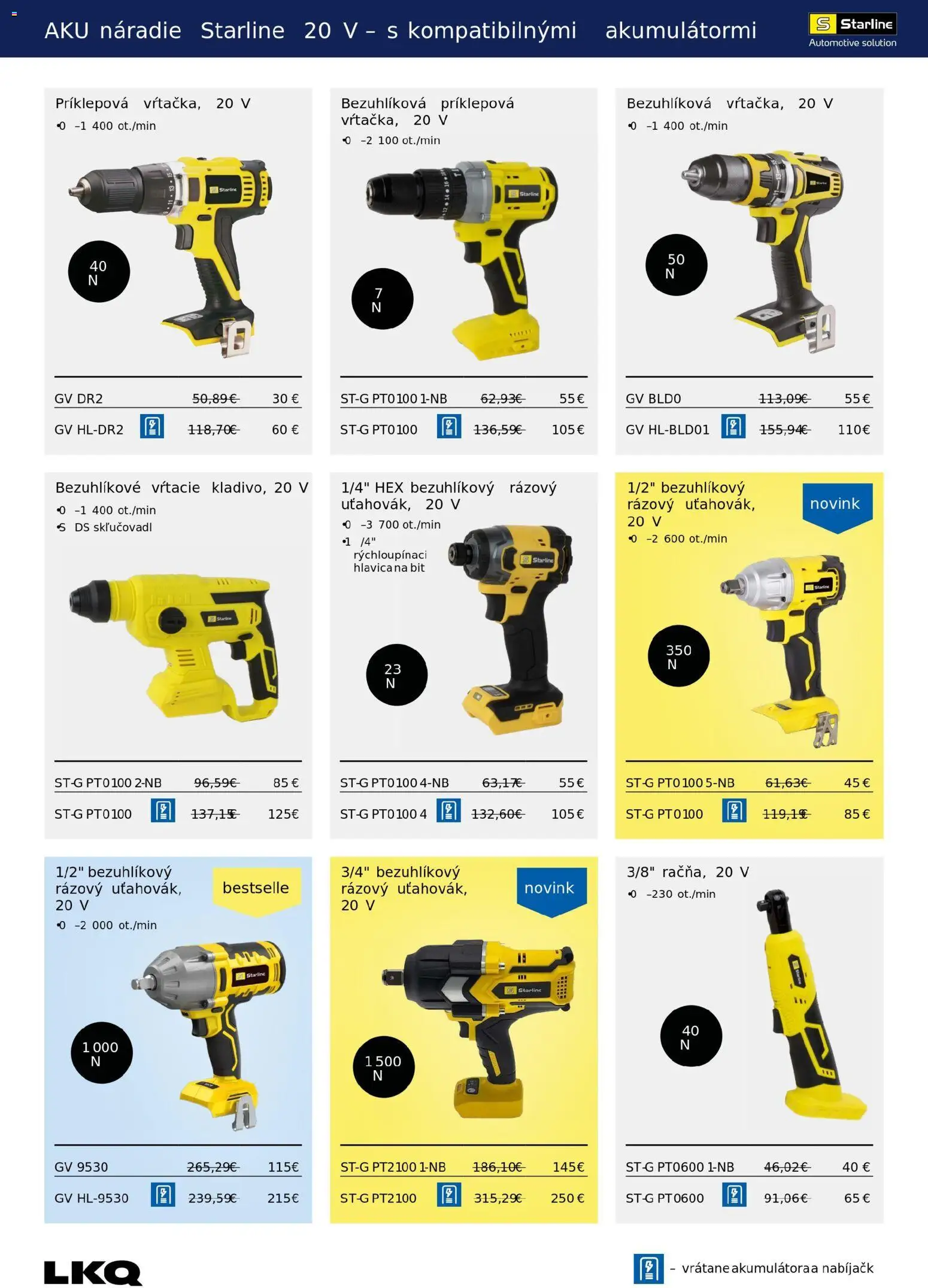 Nové Auto Kelly akcie – leták je platný od 03.11.2025 | Strana: 2 | Produkty: Aku náradie, Náradie, Aku
