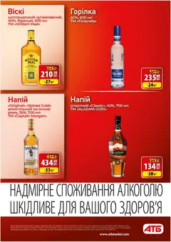 АТБ акції дійснийкції з 15.04.2026 | Сторінка: 31 | Товари: Горілка, Напій
