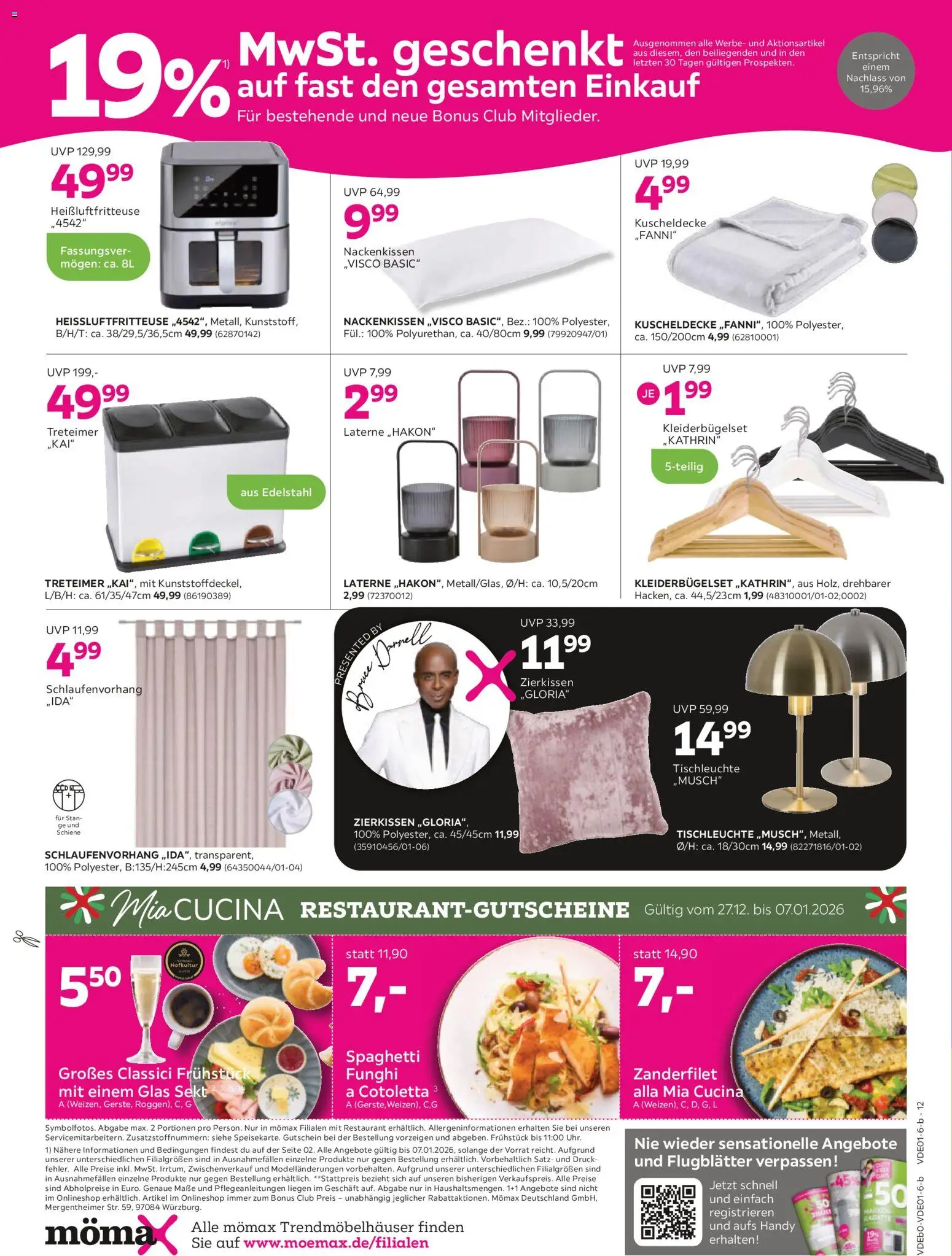 Mömax Prospekt 	 – gültig ab 27.12.2025 | Seite: 12 | Produkte: Sekt, Heißluftfritteuse