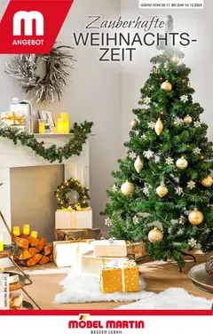 Möbel Martin Zauberhafte Weihnachtszeit ab 05.11.2025 gültig