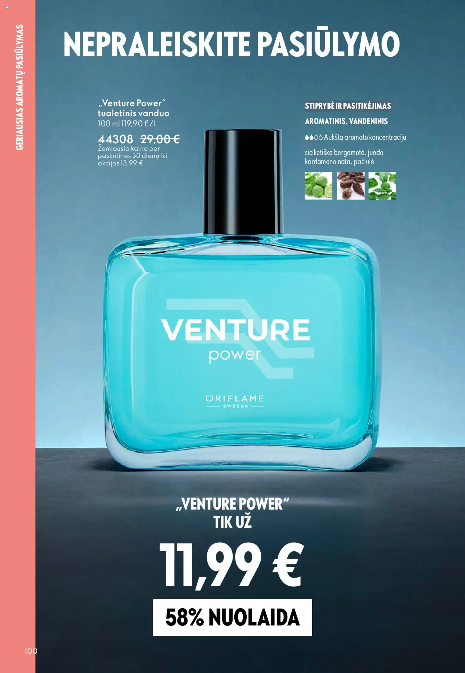 Oriflame akcijos nuo 18.02.2026 | Puslapis: 100 | Prekių: Tualetinis vanduo