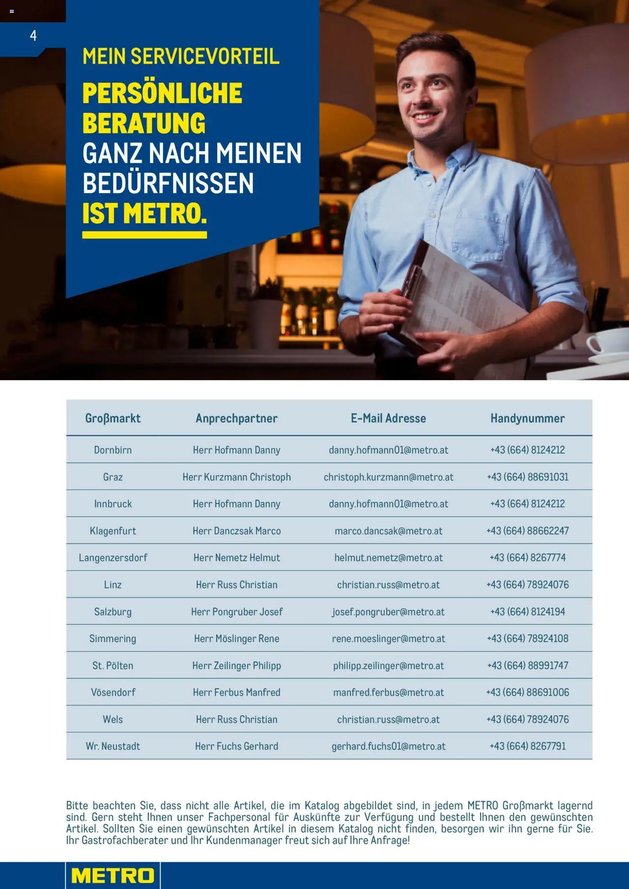 Metro angebote Angebote Gastro Non Food 2025 gültig ab 02.12.2024 | Seite: 4