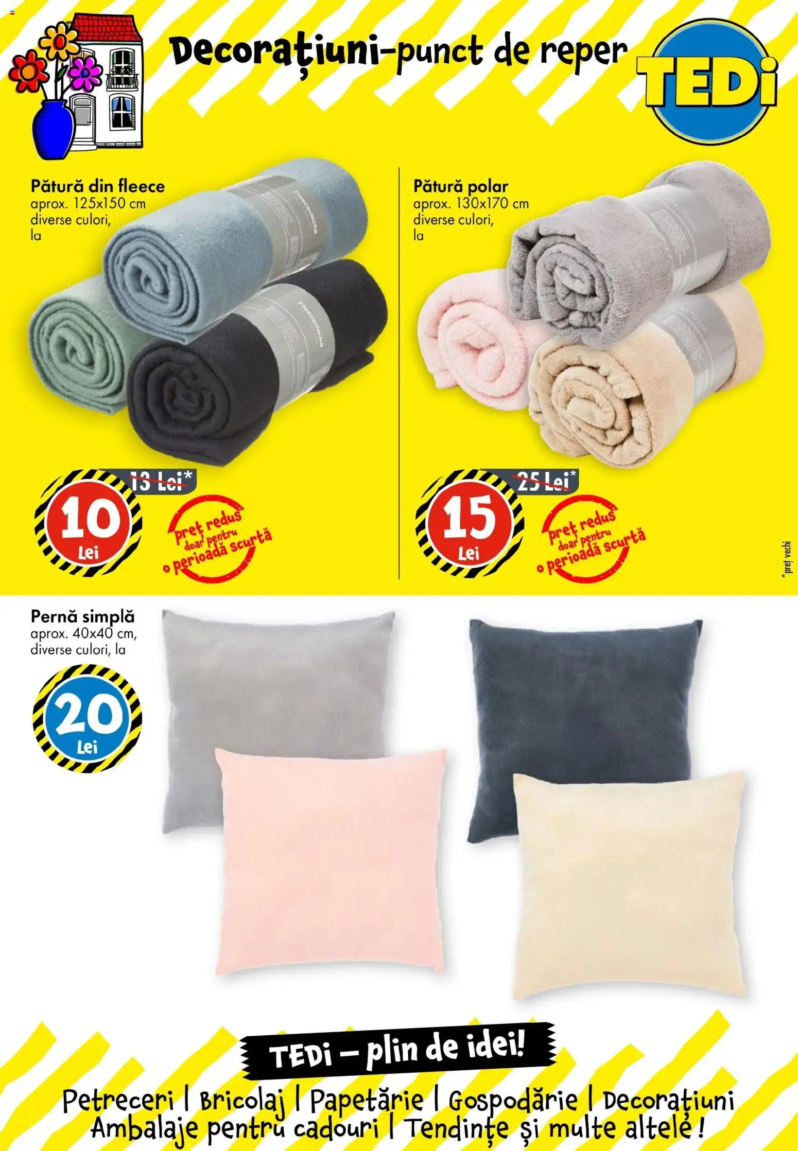 Noul catalog TEDi – valabil de la 29.01.2026 | Pagină: 14 | Produse: Pernă, Pătură