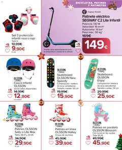Vista previa Carrefour Juguetes válido desde el 07.11.2025 | Página: 127 | Productos: Patinete, Peso, Ελιές