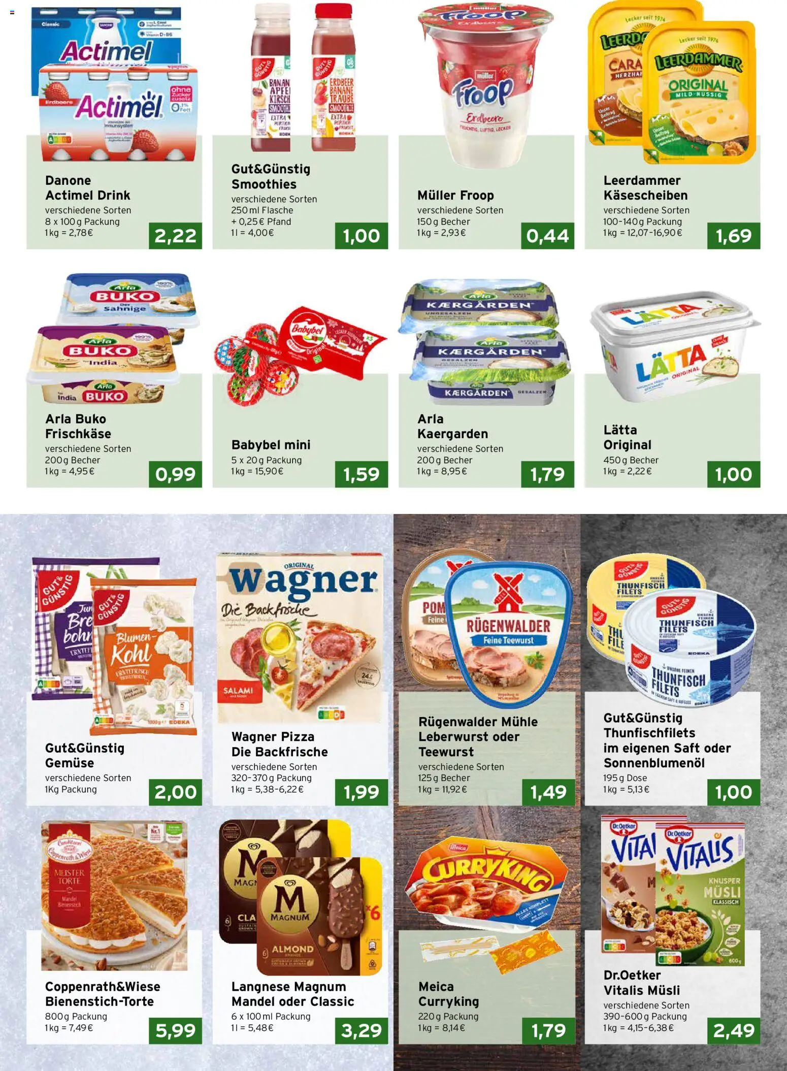 CAP Markt Prospekt – gültig ab 24.11.2025 | Seite: 2 | Produkte: Froop, Actimel, Salami, Frischkase