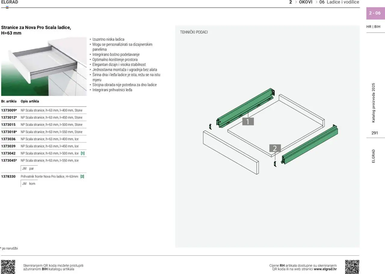Elgrad katalog | vrijedi od 06.10.2025 | Stranica: 291 | Proizvodi: Ladice