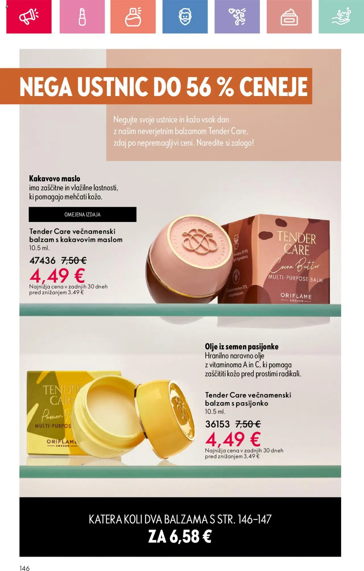 Oriflame katalog 12 │ velja od 24.08.2025 | Stran: 146 | Izdelki: Maslo, Olje