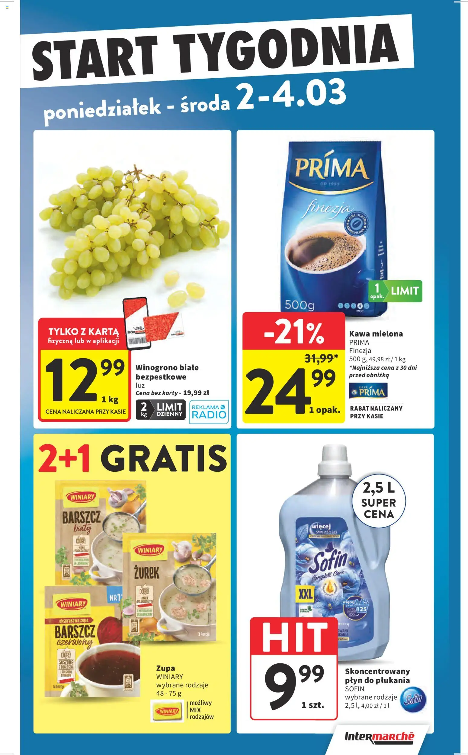 Intermarche Gazetka od 26.02.2026 | Strona: 43 | Produkty: Barszcz, Zurek, Zupa, Kawa