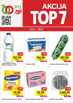 Senta Promet top 7 - pregled Senta Promet kataloga - važi od 12.01.2026