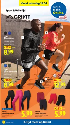 Lidl folder week 16 - Voorbeeld van een folder van Lidl, geldig van 13.04.2026 | Pagina: 38 | Producten: Schoenen, Leggings, Zak