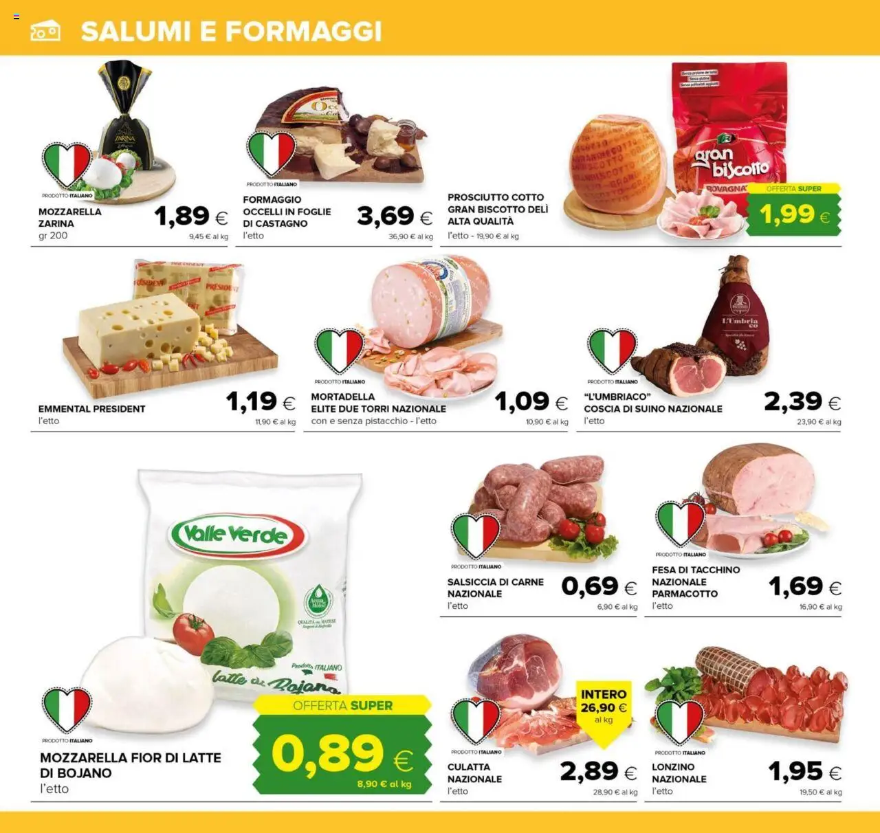 Volantino Oasi del 13.09.2025 | Pagina: 8 | Prodotti: Latte, Formaggio, Prosciutto, Mortadella