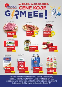 Medius cene koje grmeee - pregled Medius kataloga - važi od 06.02.2026